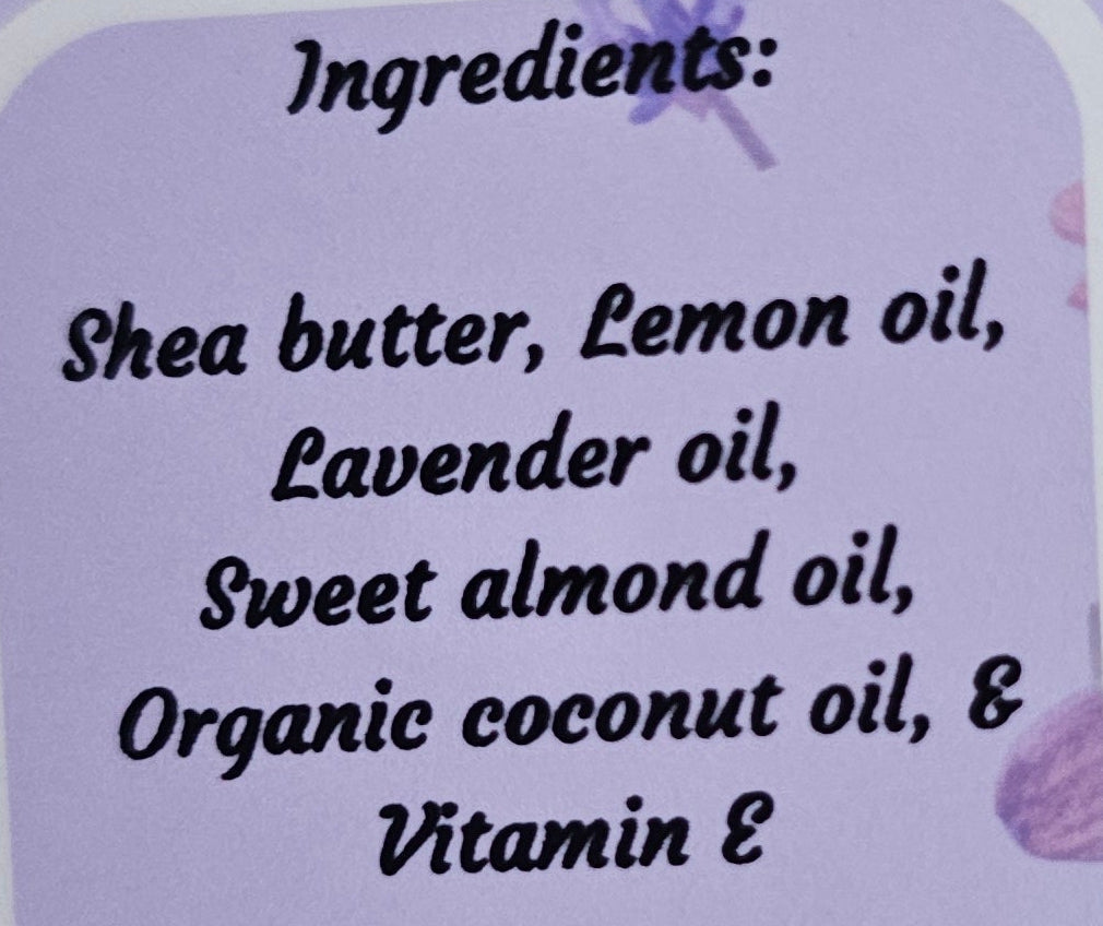 Lavender Lemon body butter