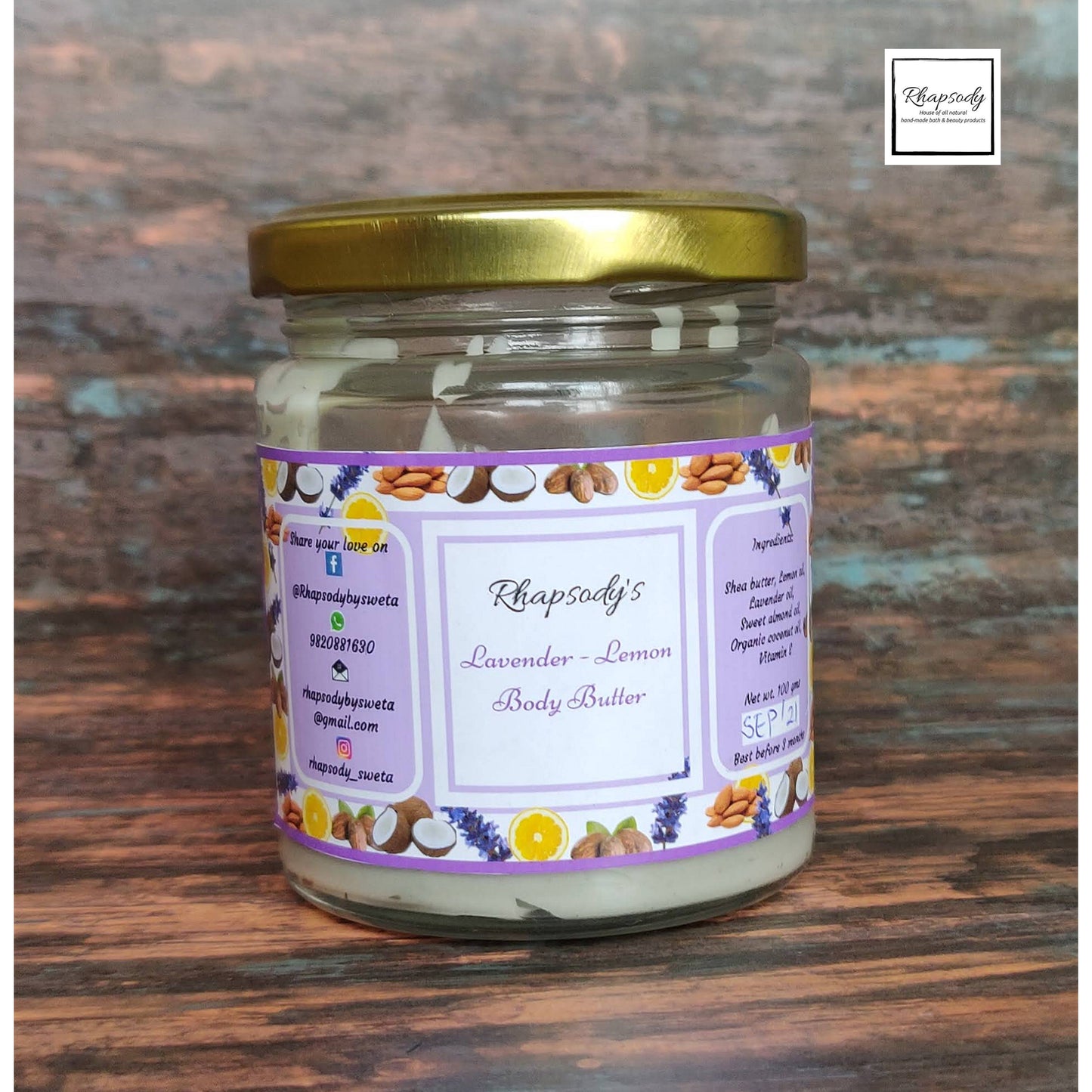 Lavender Lemon body butter