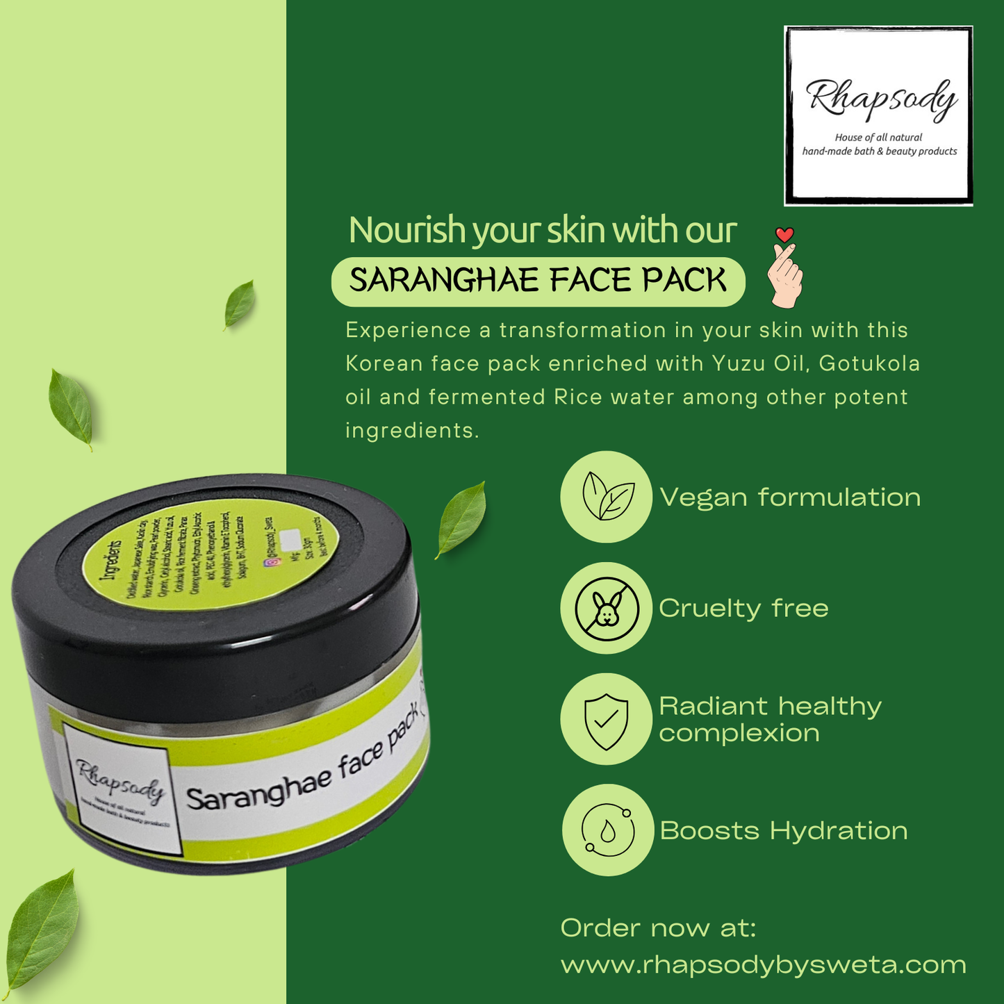 Saranghae face pack