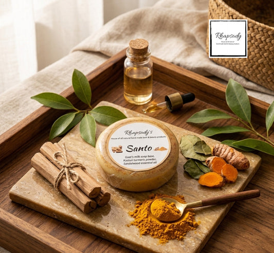 Santo- Sandalwood and wild turmeric soap