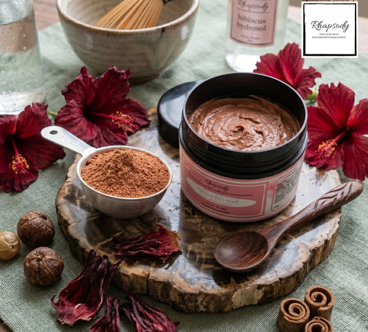 Hibiscus and Rose hair mask