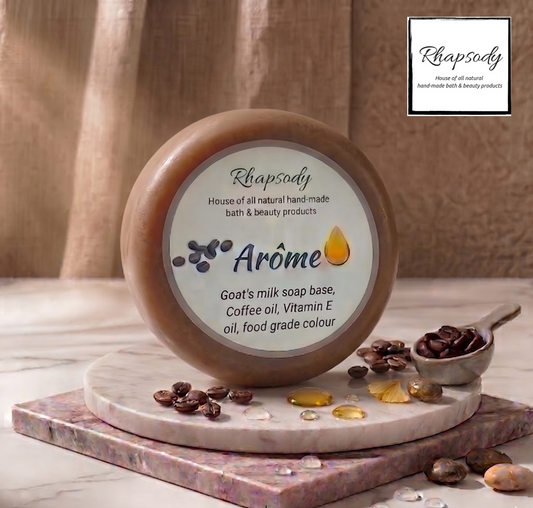 Arome- coffee and vitamin E oil soap