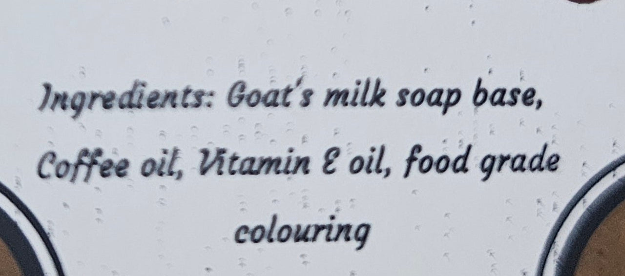Arome- coffee and vitamin E oil soap