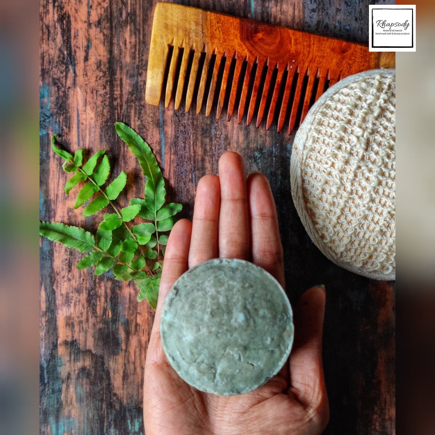 Rosemary and herbal shampoo bar