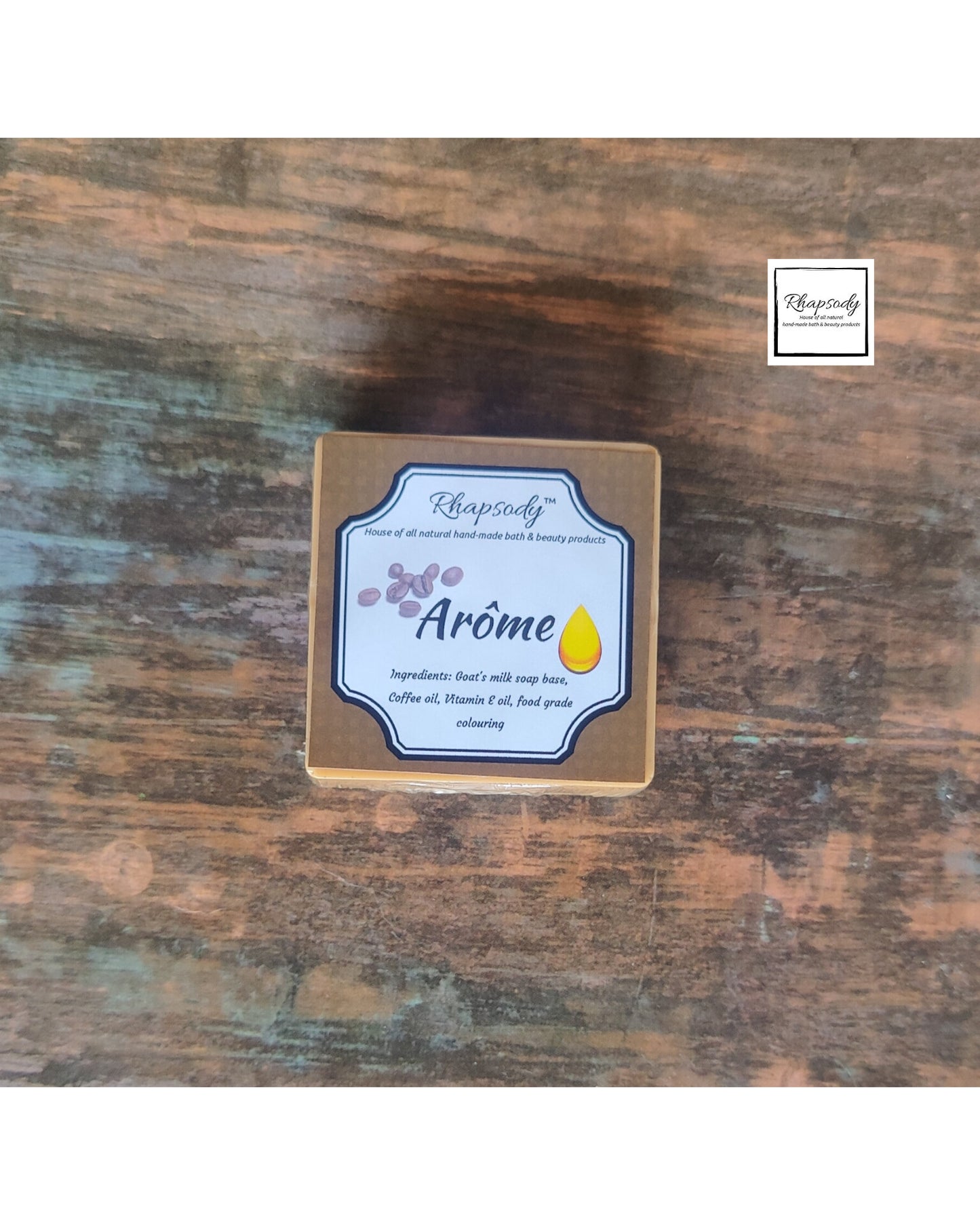 Arome- coffee and vitamin E oil soap