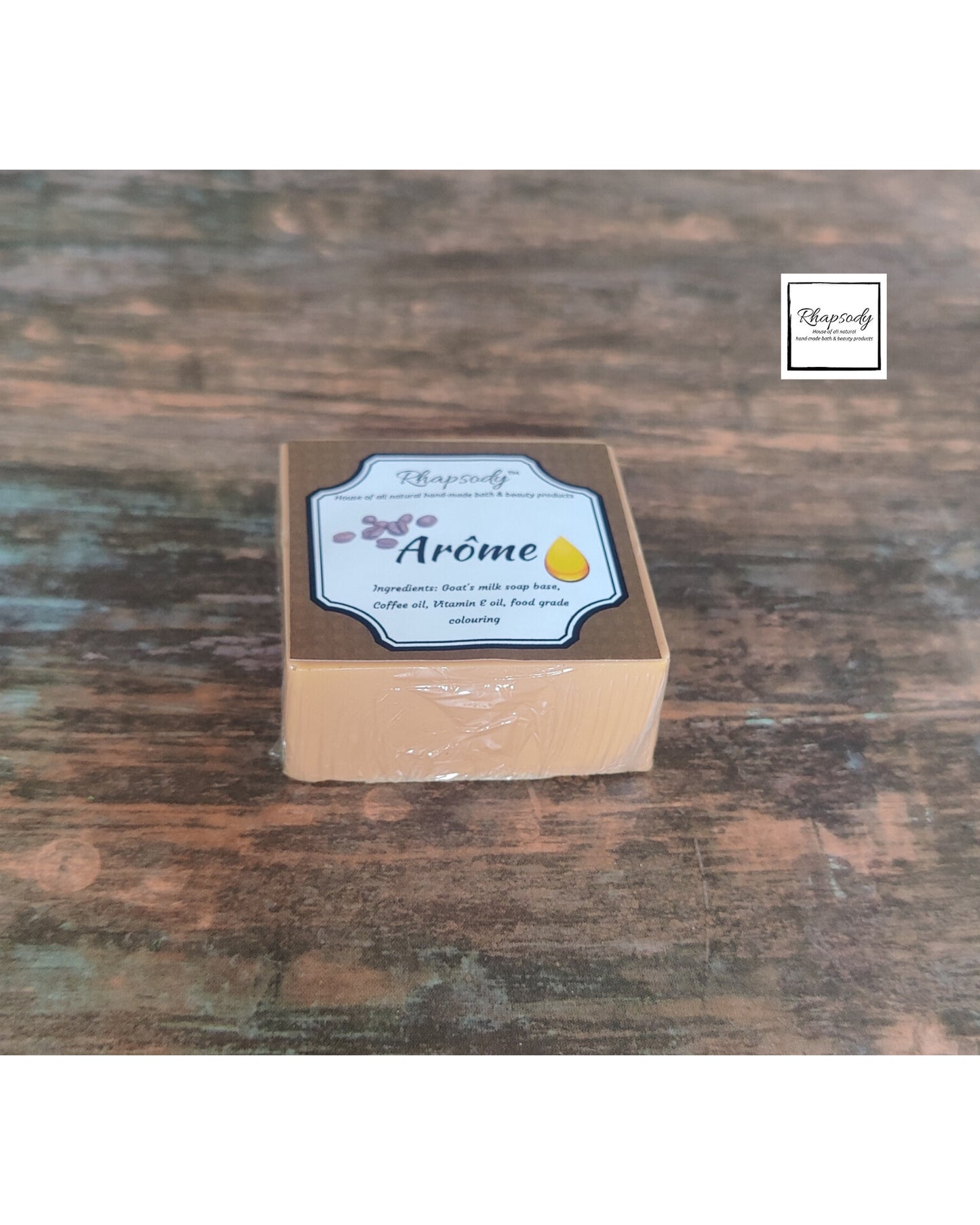Arome- coffee and vitamin E oil soap