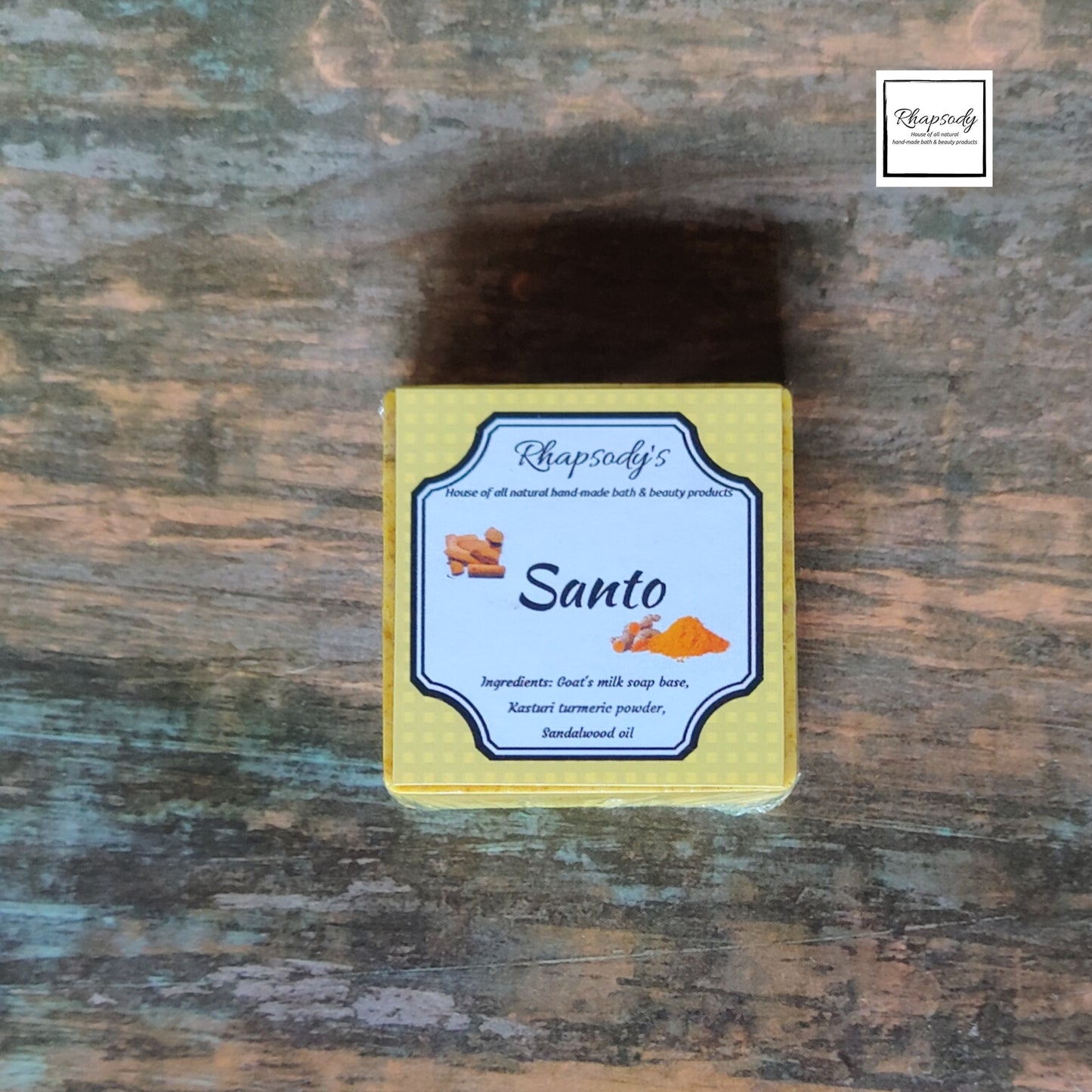 Santo- Sandalwood and wild turmeric soap