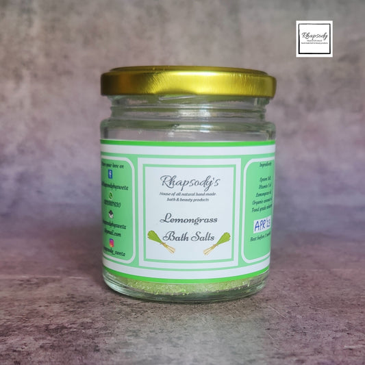 Lemongrass bath salts